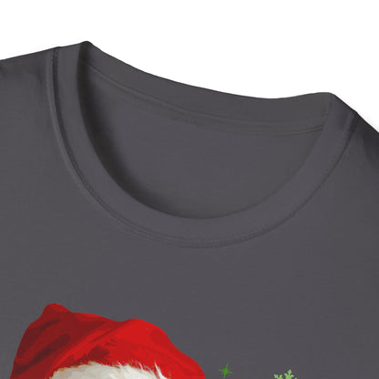 Christmas Beagle in Santa Hat Unisex T-Shirt