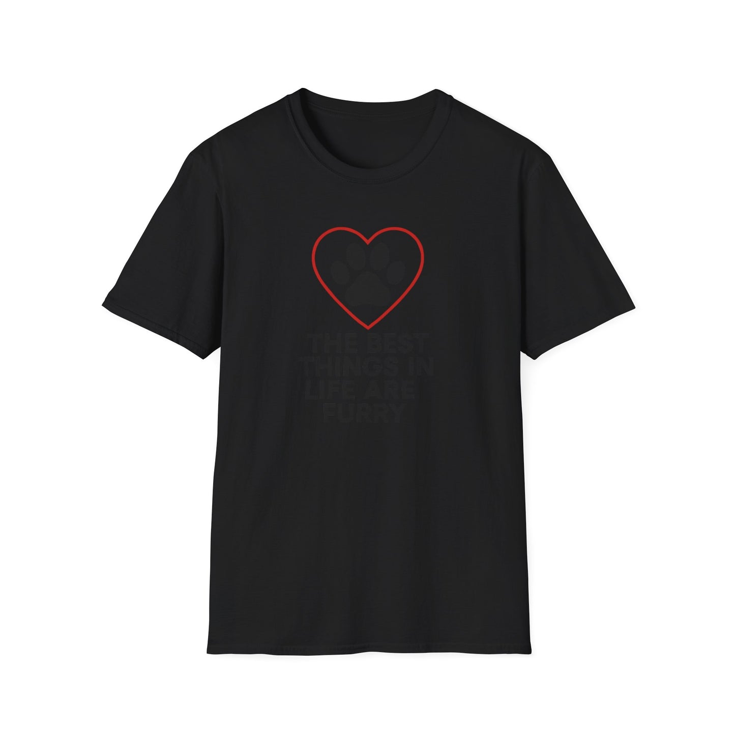 Red Heart Outline T-Shirt