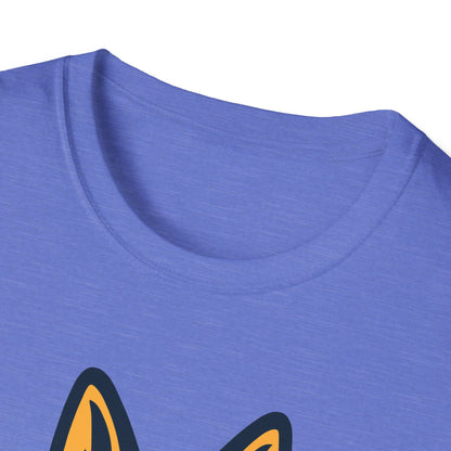 German Shepherd With Heartbeat And Cool Sunglasses Dog Unisex T-Shirt