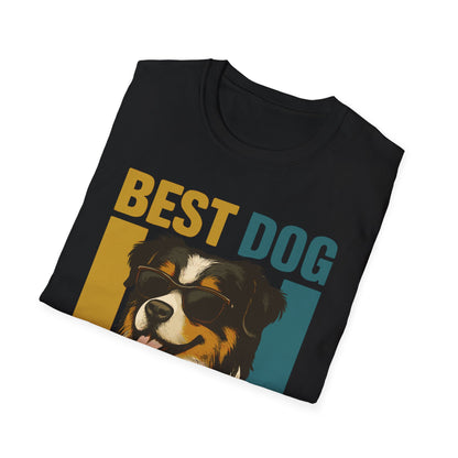 Australian Shepherd Best Dog Mom Ever With Retro Colors Unisex T-Shirt