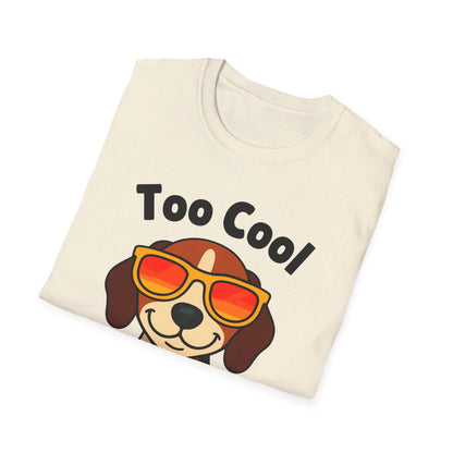 Too Cool Beagle Cute And Funny Unisex T-Shirt