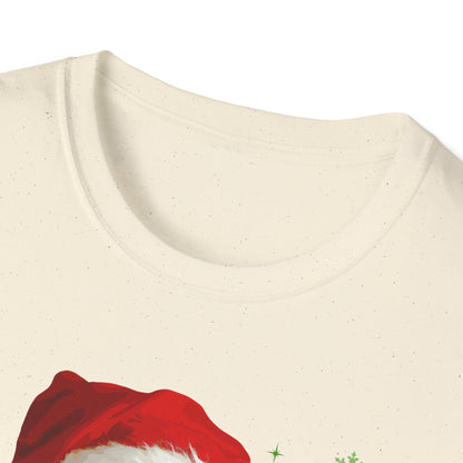 Christmas Beagle in Santa Hat Unisex T-Shirt