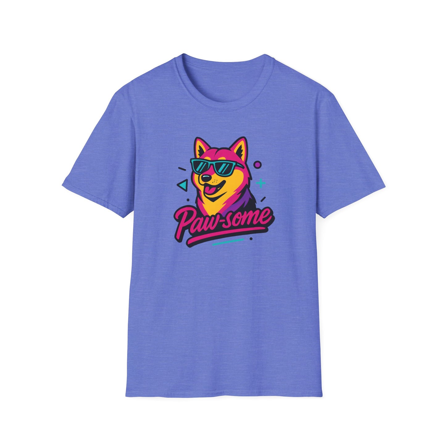 Paw-some Neon Dog T-Shirt