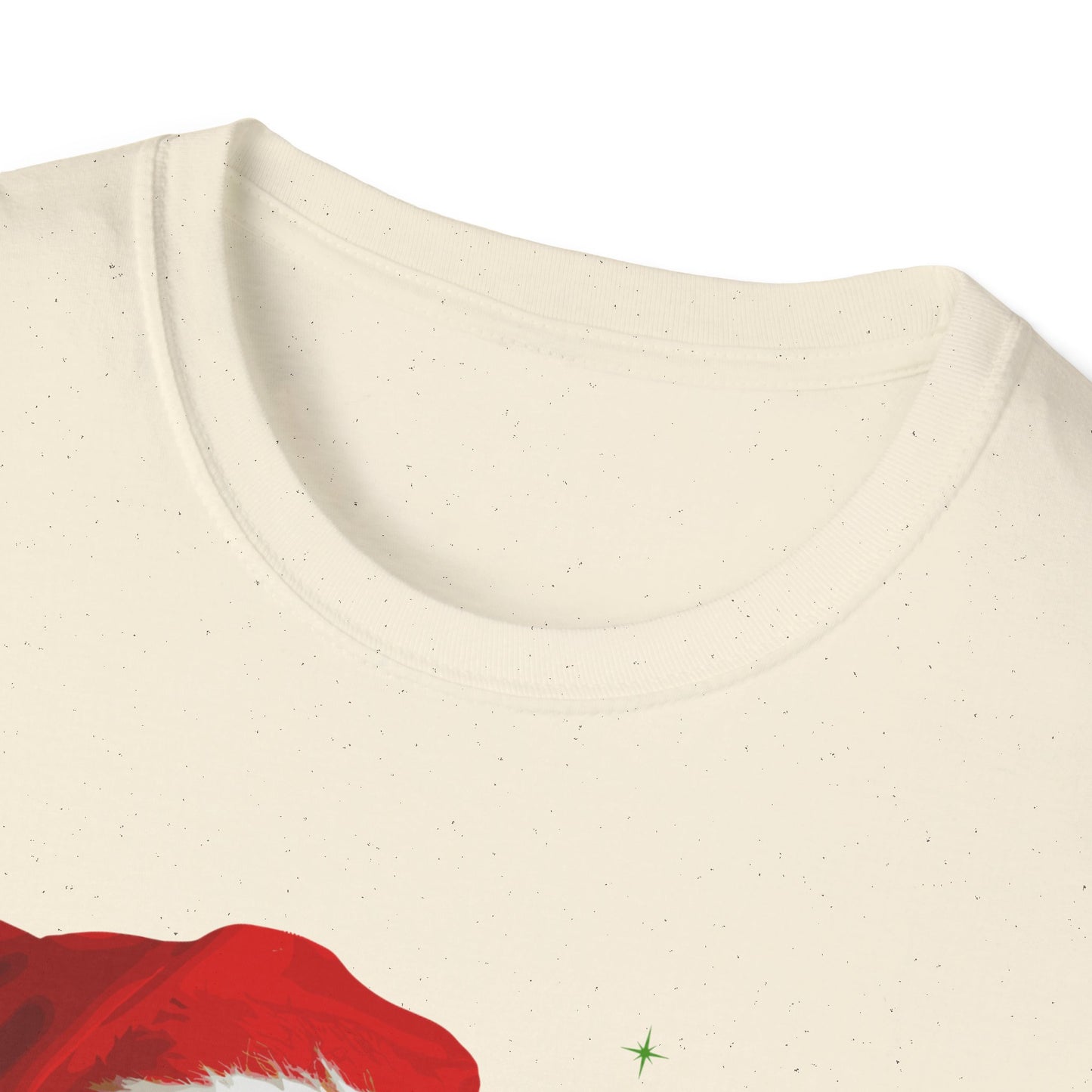 Christmas Rottweiler in Santa Hat Unisex T-Shirt