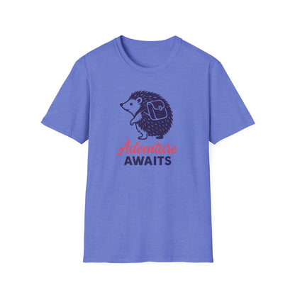 Adventure Awaits Hedgehog T-Shirt