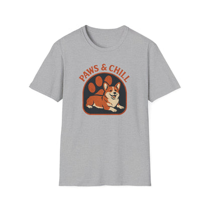 Corgi Paw Print T-Shirt