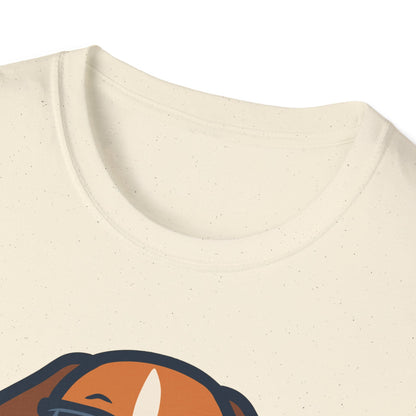 Beagle With Heartbeat And Cool Sunglasses Dog Unisex T-Shirt