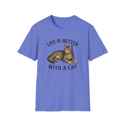 Cat With Slogan T-Shirt