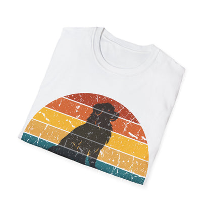 Retro Sunset Australian Shepherd Unisex T-Shirt