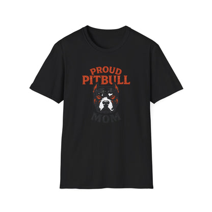 Proud Pitbull Mom T-Shirt