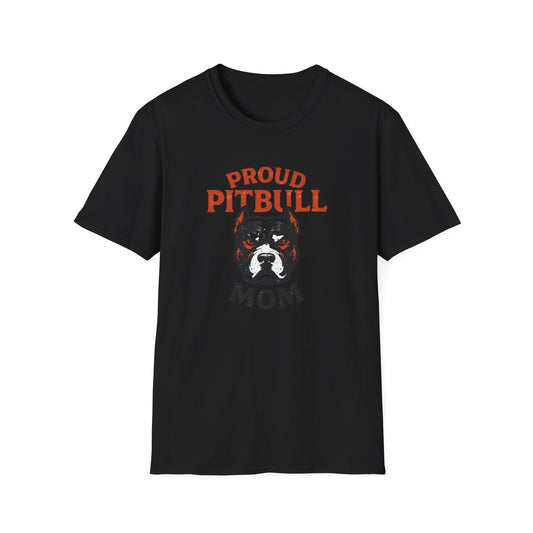 Proud Pitbull Mom T-Shirt