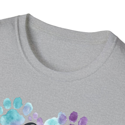 Watercolor Cat Mom Heart T-Shirt