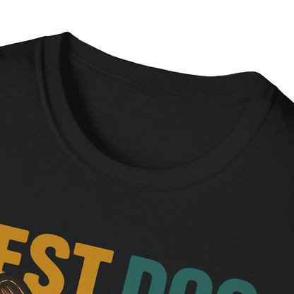 Best Dog Mom Ever French Bulldog With Retro Colors Unisex T-Shirt