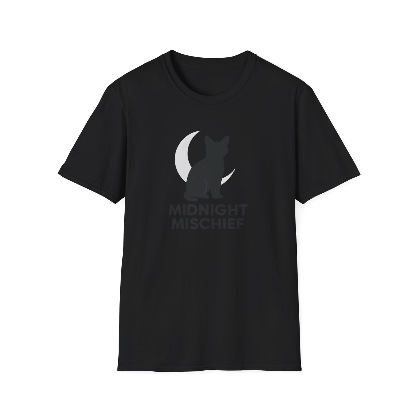 Moonlit Cat Silhouette T-Shirt