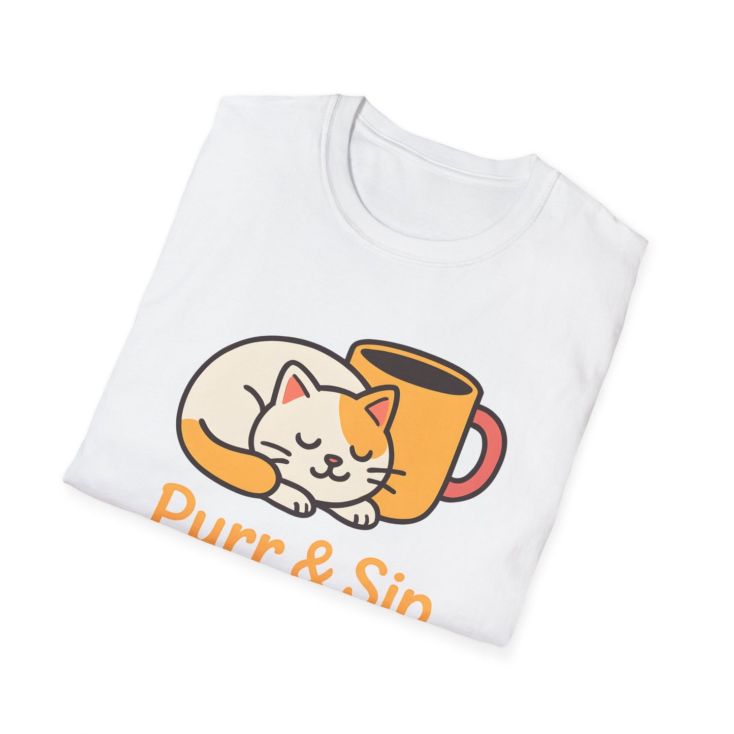 Purr and Sip Logo T-Shirt