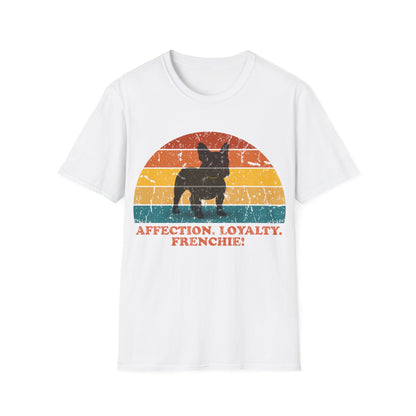Retro Sunset Frenchie Unisex T-Shirt