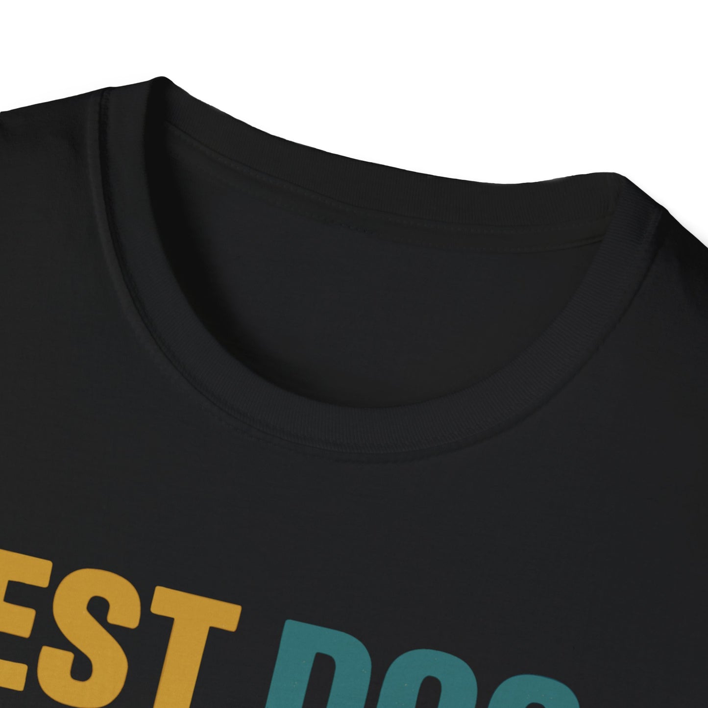 Australian Shepherd Best Dog Dad Ever With Retro Colors Unisex T-Shirt