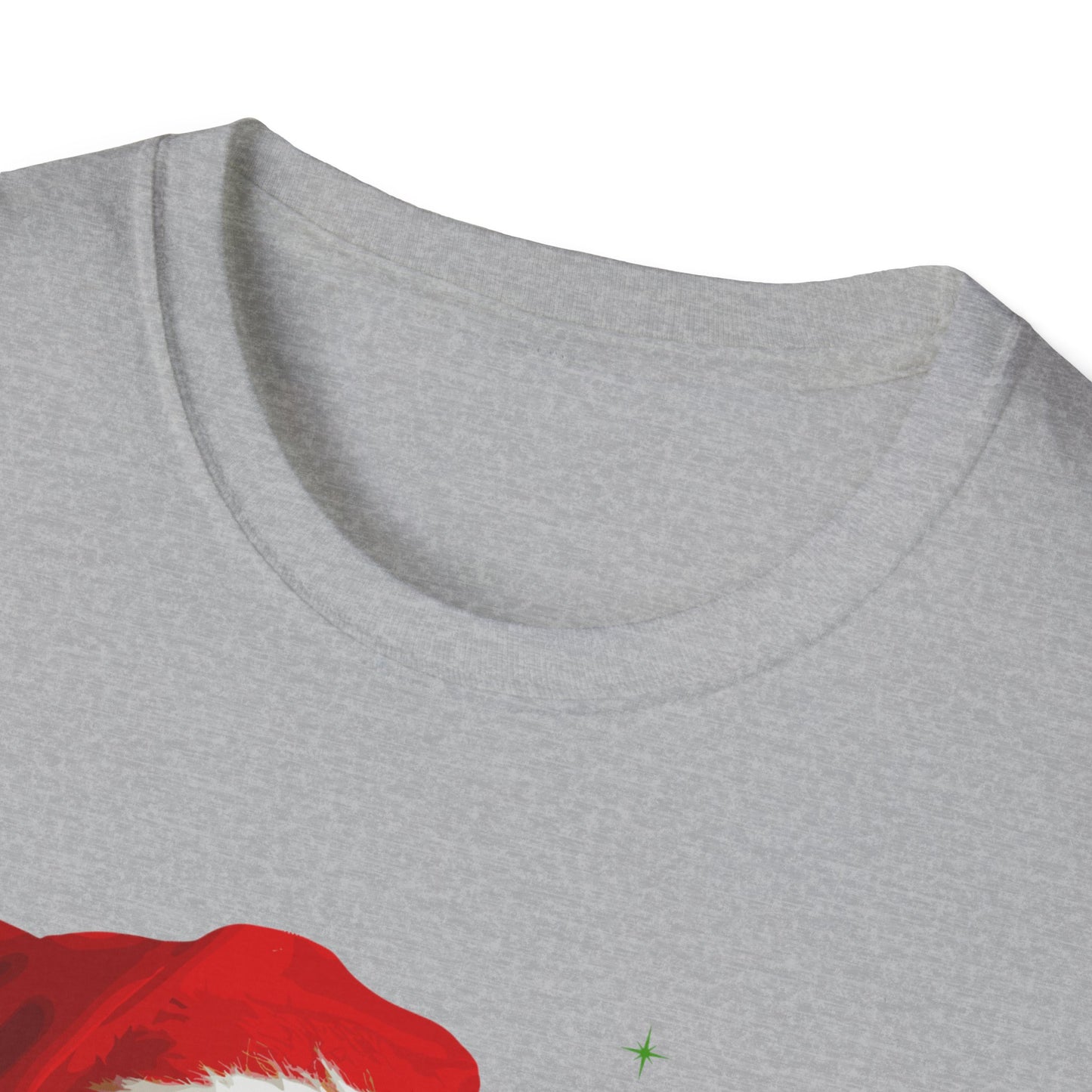 Christmas Rottweiler in Santa Hat Unisex T-Shirt