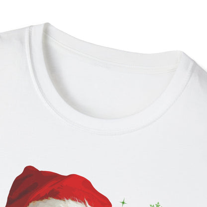 Christmas Beagle in Santa Hat Unisex T-Shirt