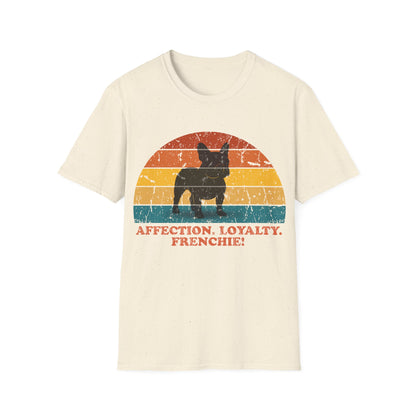 Retro Sunset Frenchie Unisex T-Shirt