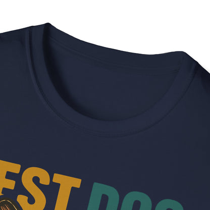 Best Dog Mom Ever French Bulldog With Retro Colors Unisex T-Shirt