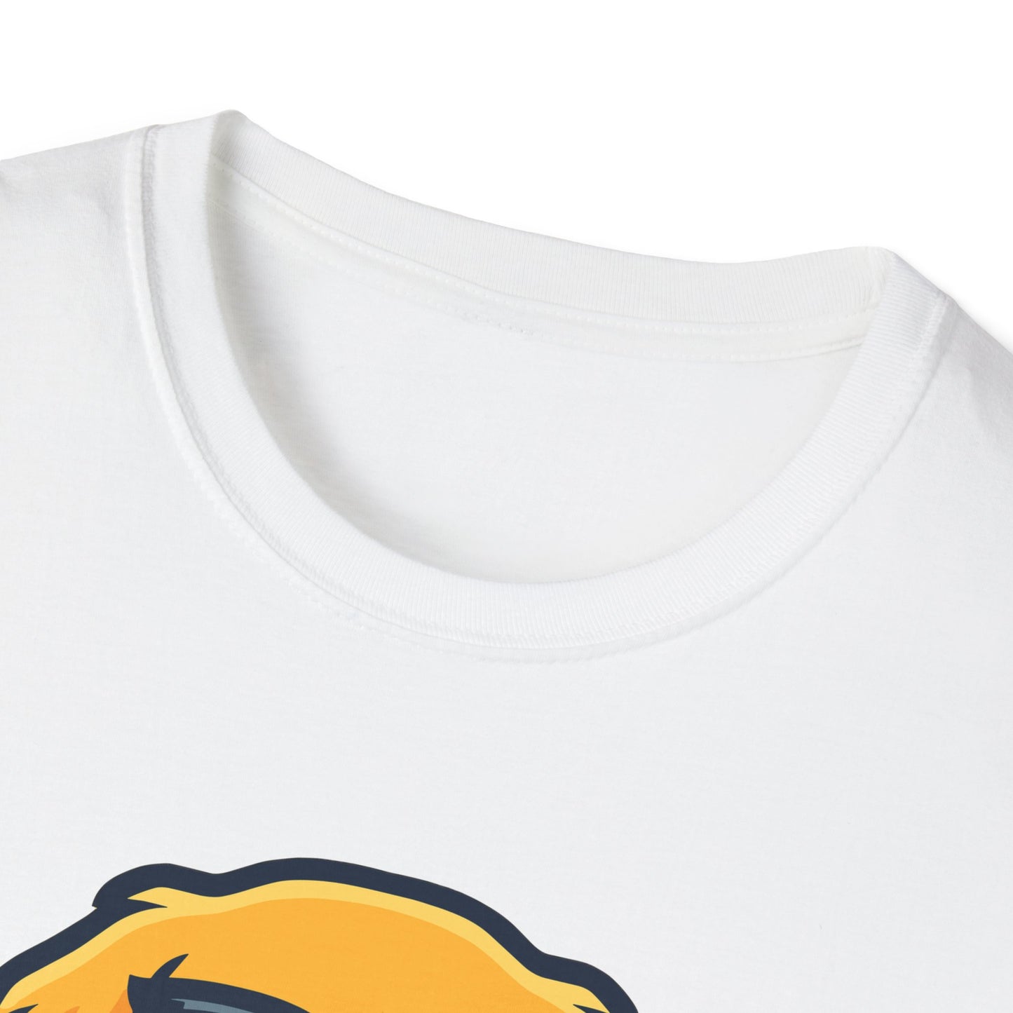 Golden Retriever With Heartbeat And Cool Sunglasses Dog Unisex T-Shirt