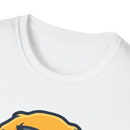 Golden Retriever With Heartbeat And Cool Sunglasses Dog Unisex T-Shirt