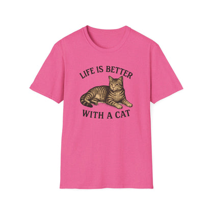 Cat With Slogan T-Shirt