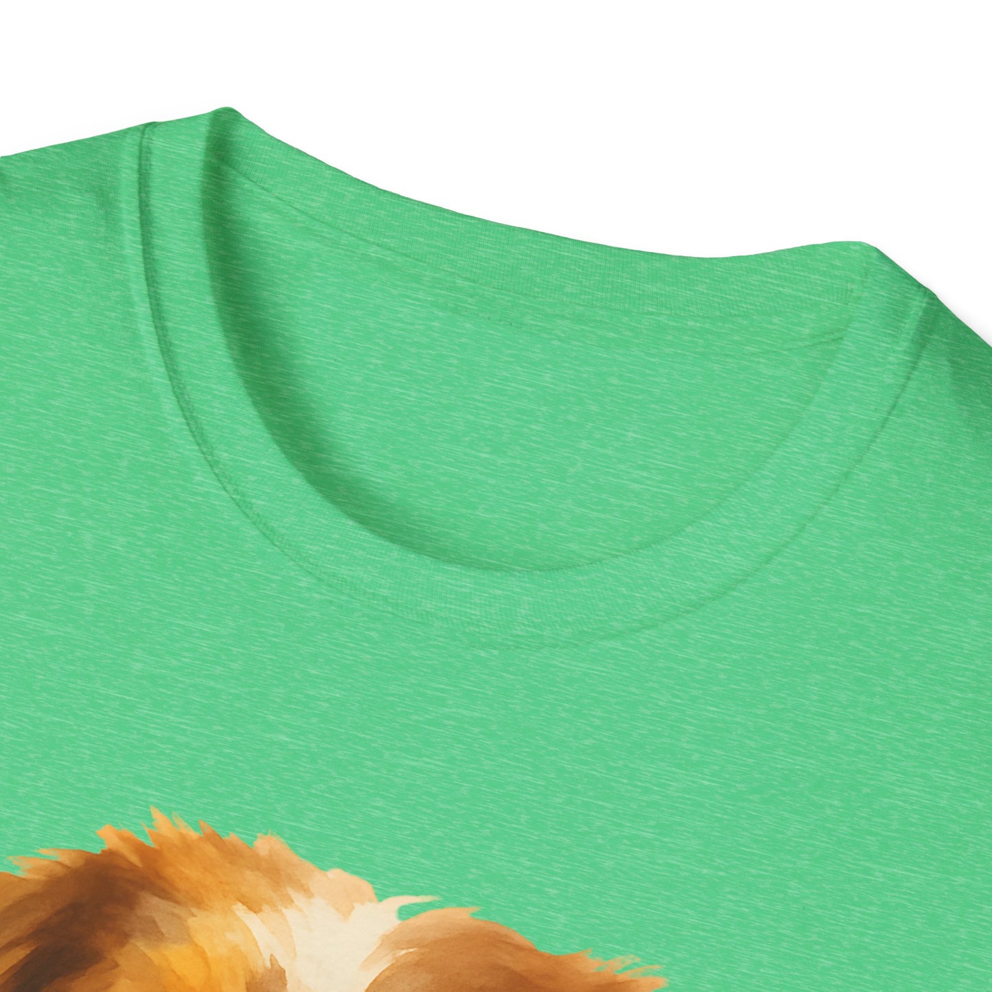 Aussie Mom Red Merle Watercolor Australian Shepherd Design Unisex T-Shirt