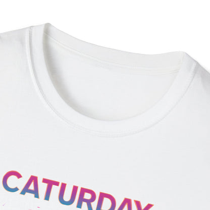 Neon cat boombox vibes T-Shirt