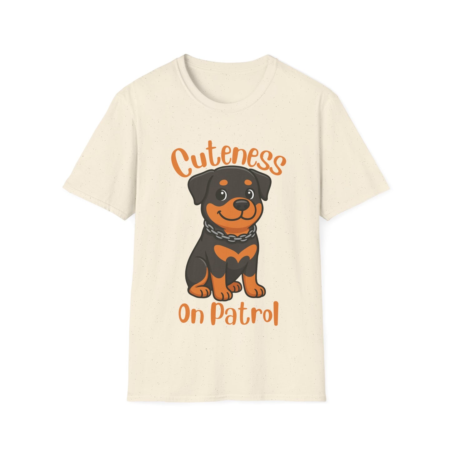 Rottweiler Puppy Cuteness on Patrol Unisex T-Shirt