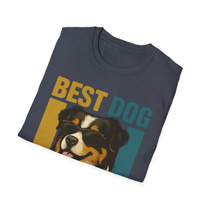 Australian Shepherd Best Dog Mom Ever With Retro Colors Unisex T-Shirt