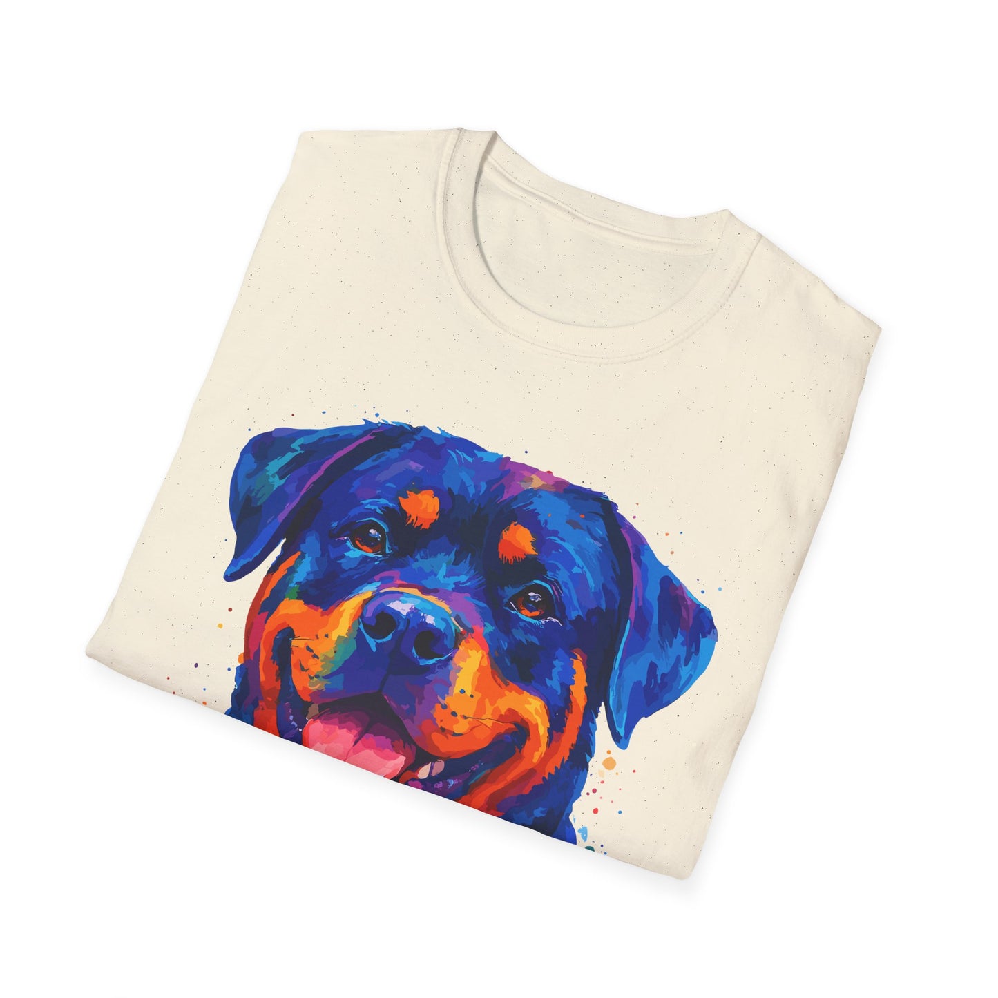 Rottie Dad Vibrant Colors Unisex T-Shirt