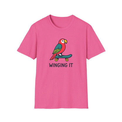 Parrot on skateboard T-Shirt