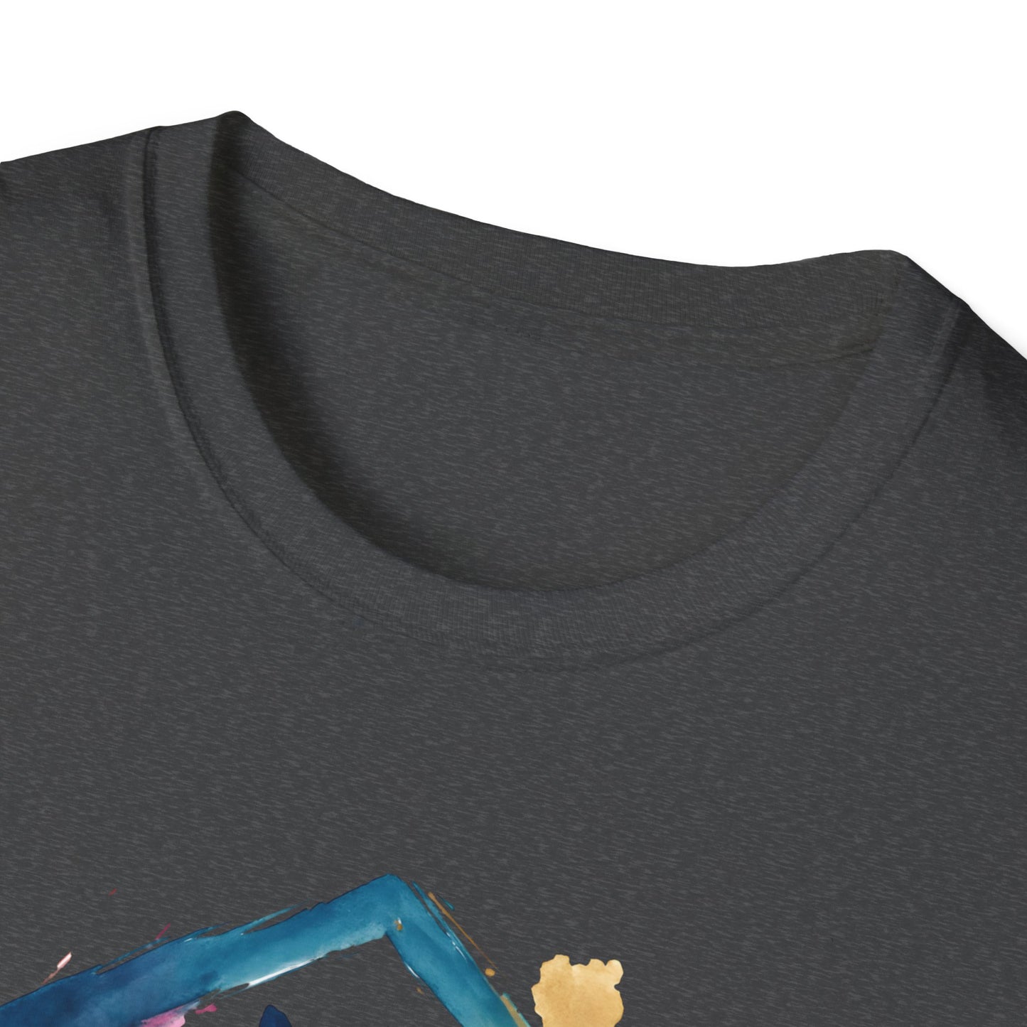 Watercolor Cat Inside House T-Shirt