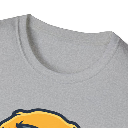 Golden Retriever With Heartbeat And Cool Sunglasses Dog Unisex T-Shirt