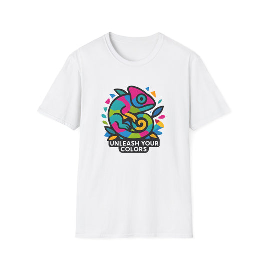 Colorful Chameleon Logo T-Shirt