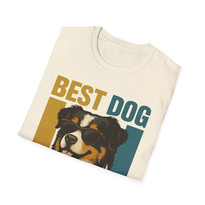 Australian Shepherd Best Dog Mom Ever With Retro Colors Unisex T-Shirt