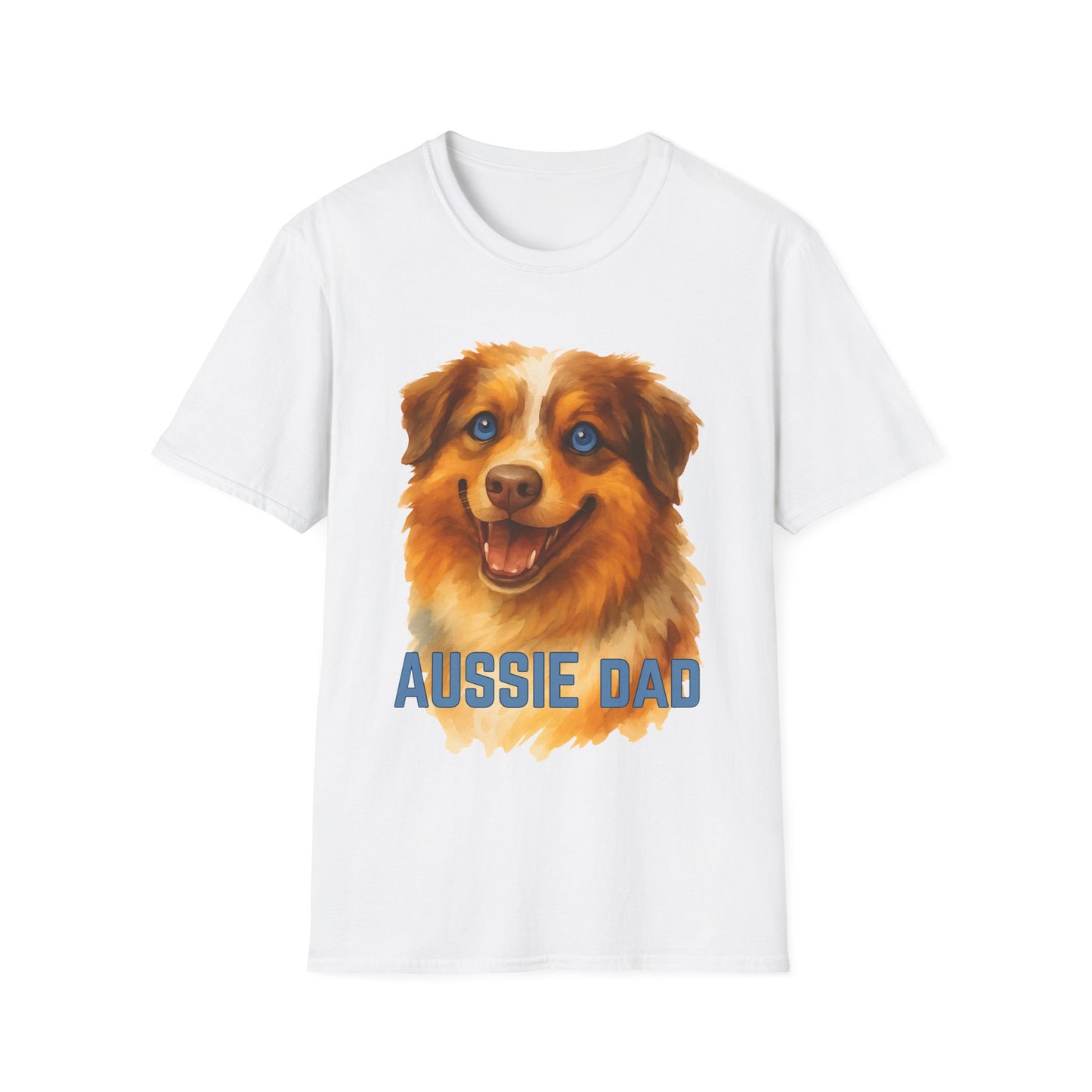 Australian Shepherd Red Merle Dog Dad Unisex T-Shirt