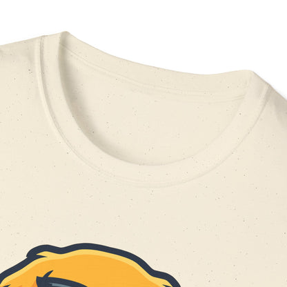 Golden Retriever With Heartbeat And Cool Sunglasses Dog Unisex T-Shirt