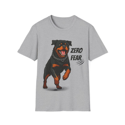 Zero Fear Rottweiler Unisex T-Shirt