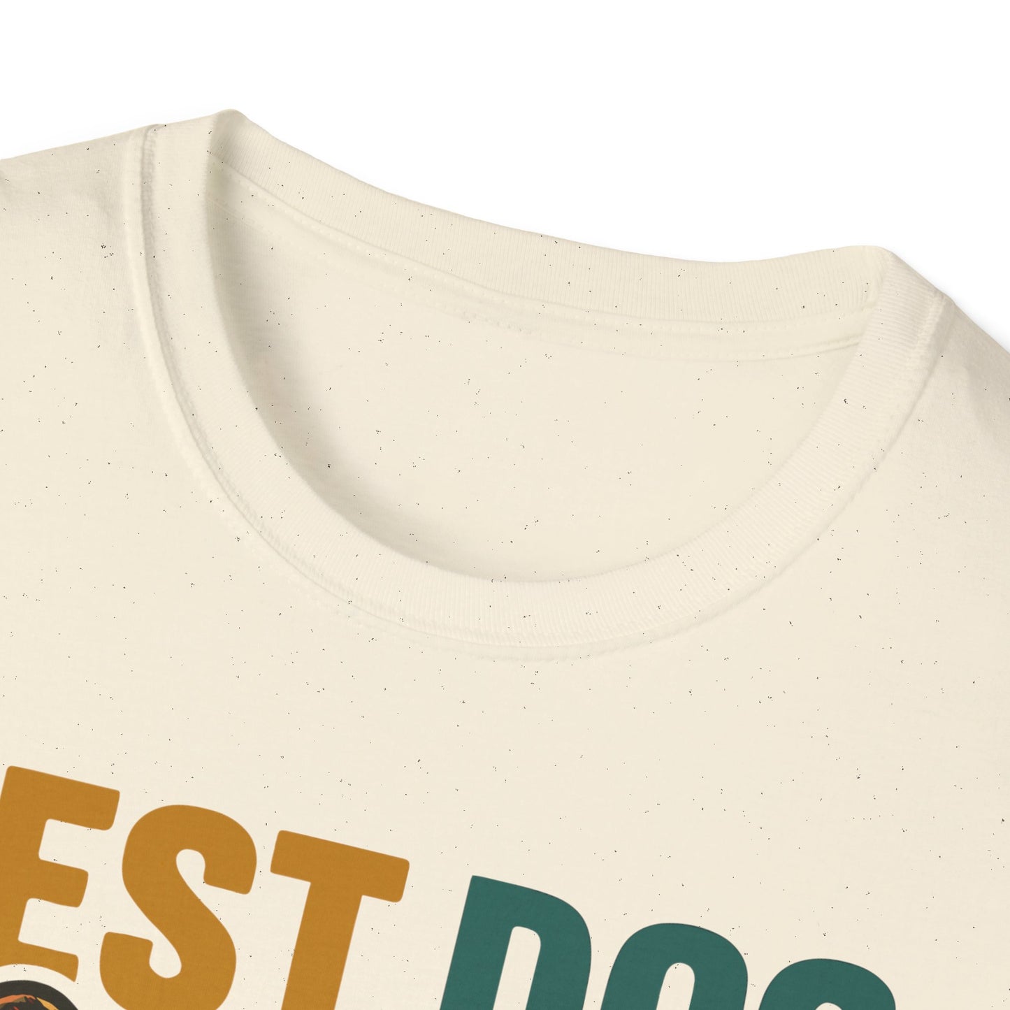Best Dog Dad Ever French Bulldog With Retro Colors Unisex T-Shirt