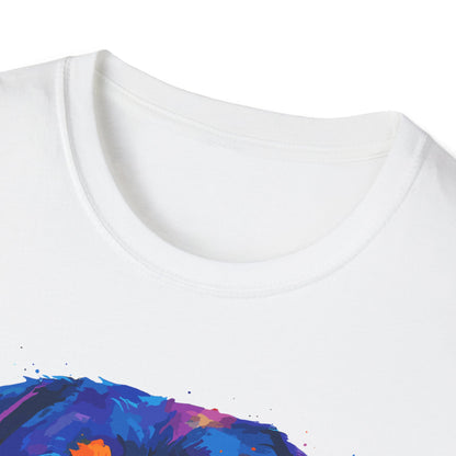 Rottie Dad In Vibrant Colors Unisex T-Shirt