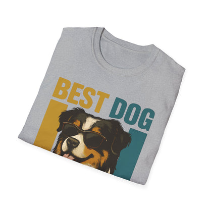 Australian Shepherd Best Dog Mom Ever With Retro Colors Unisex T-Shirt