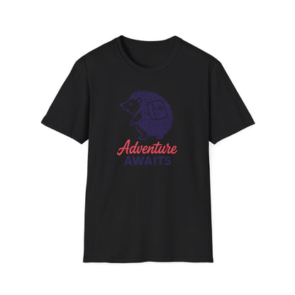 Adventure Awaits Hedgehog T-Shirt