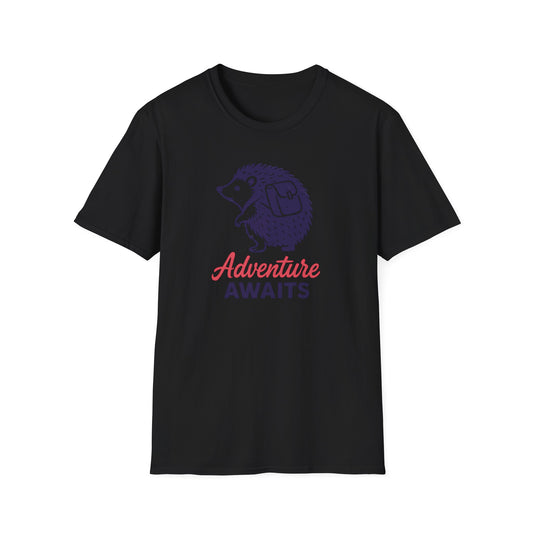 Adventure Awaits Hedgehog T-Shirt
