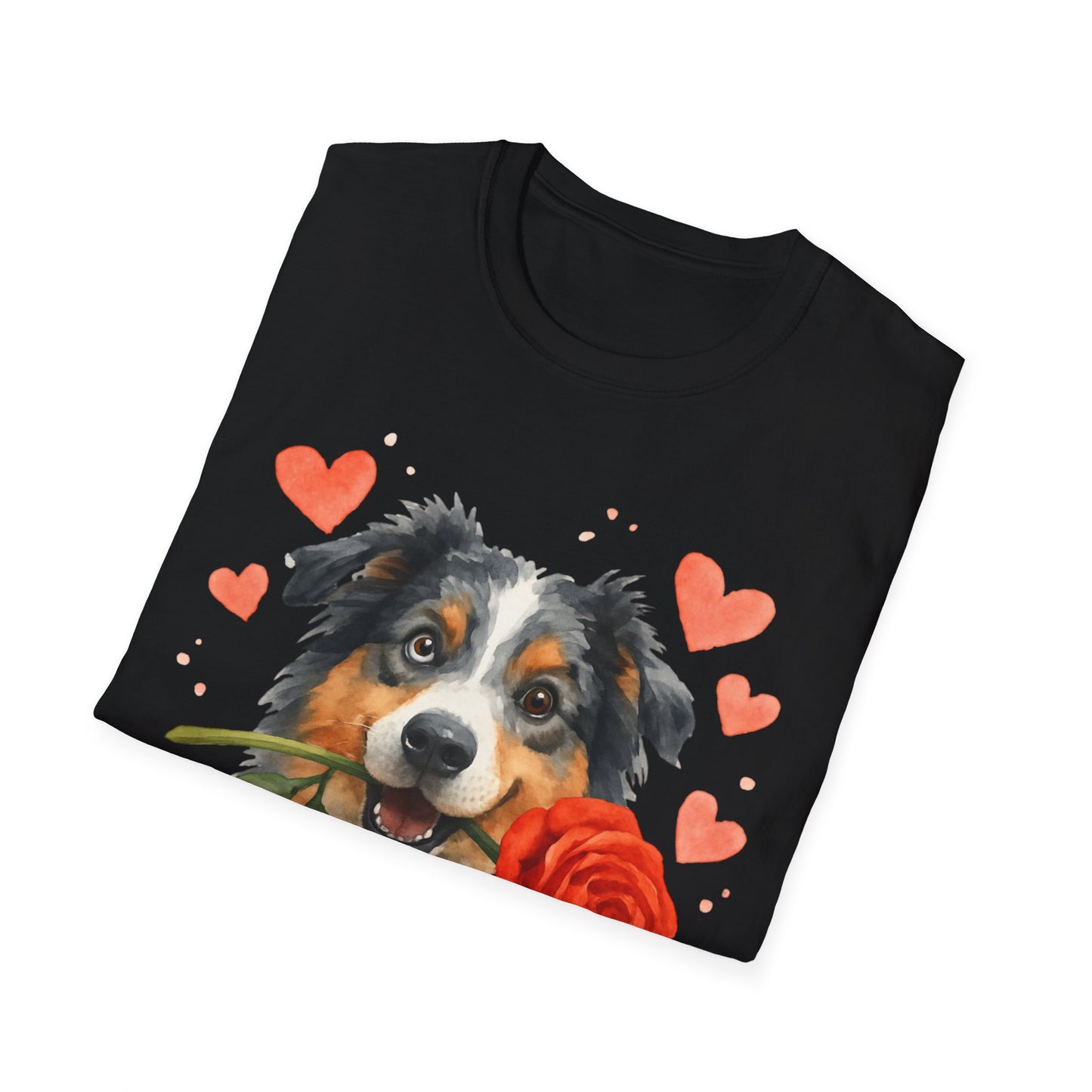 I Love Aussies Watercolor T-Shirt — Warm & Cute Australian Dog Tee