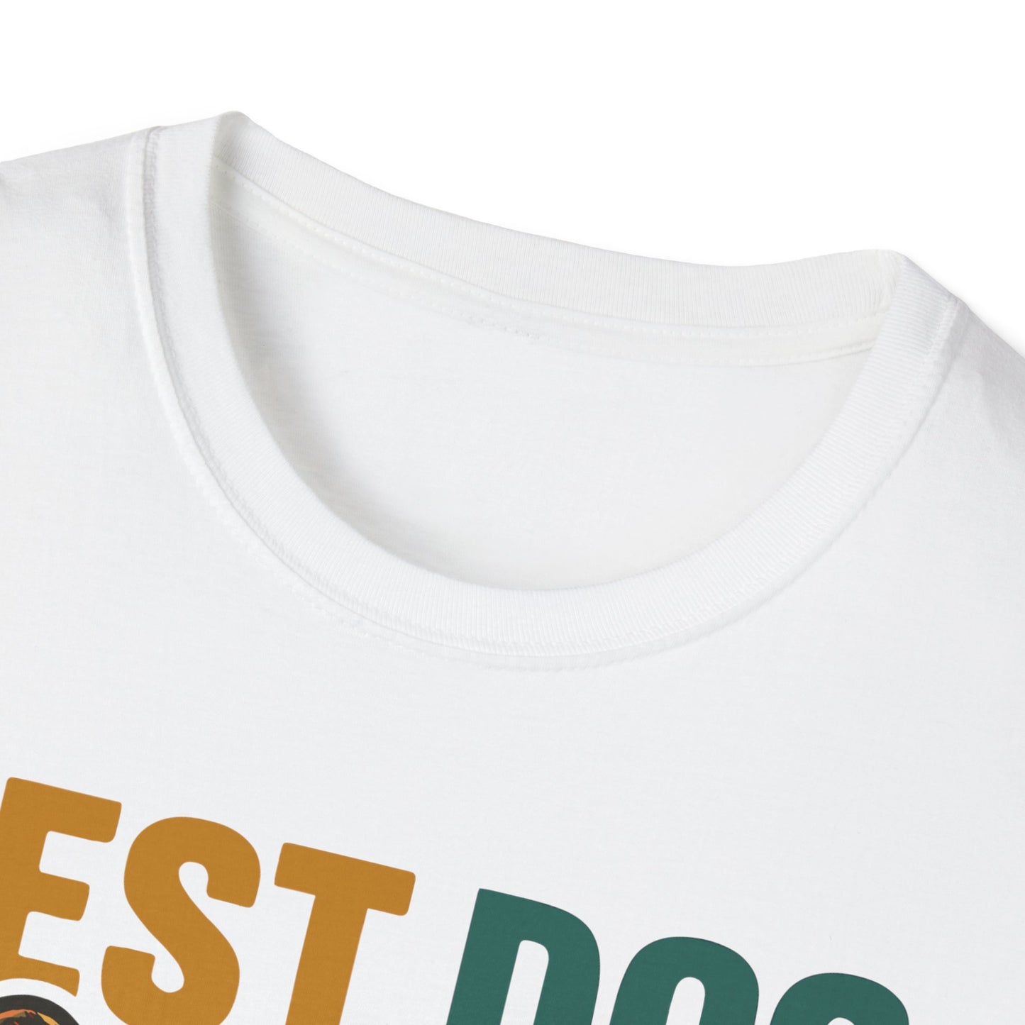 Best Dog Dad Ever French Bulldog With Retro Colors Unisex T-Shirt