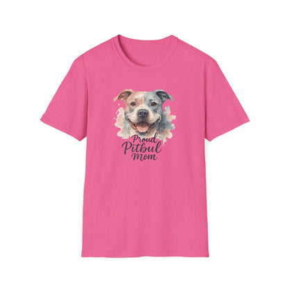 Proud Pitbull Mom T-Shirt