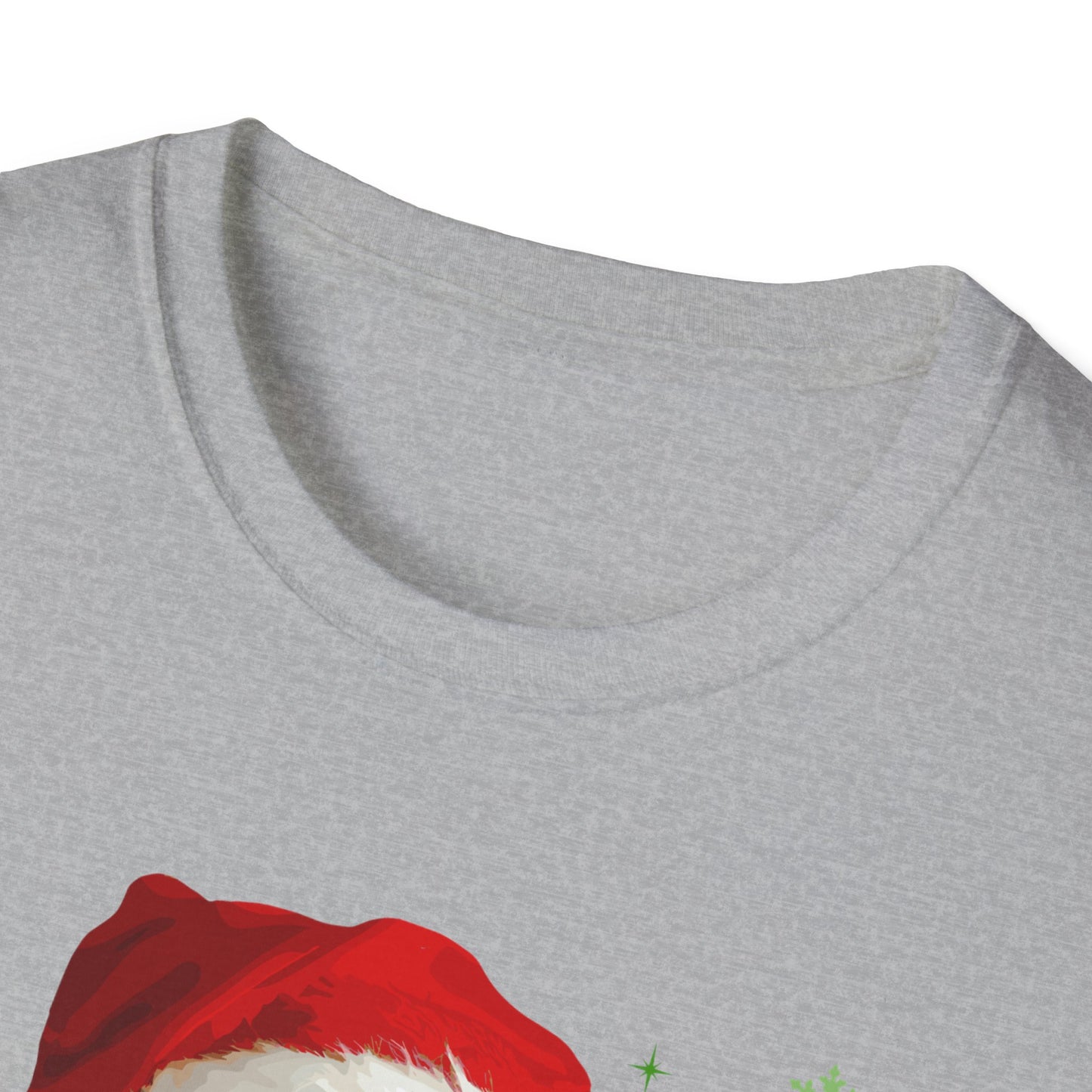 Christmas Beagle in Santa Hat Unisex T-Shirt